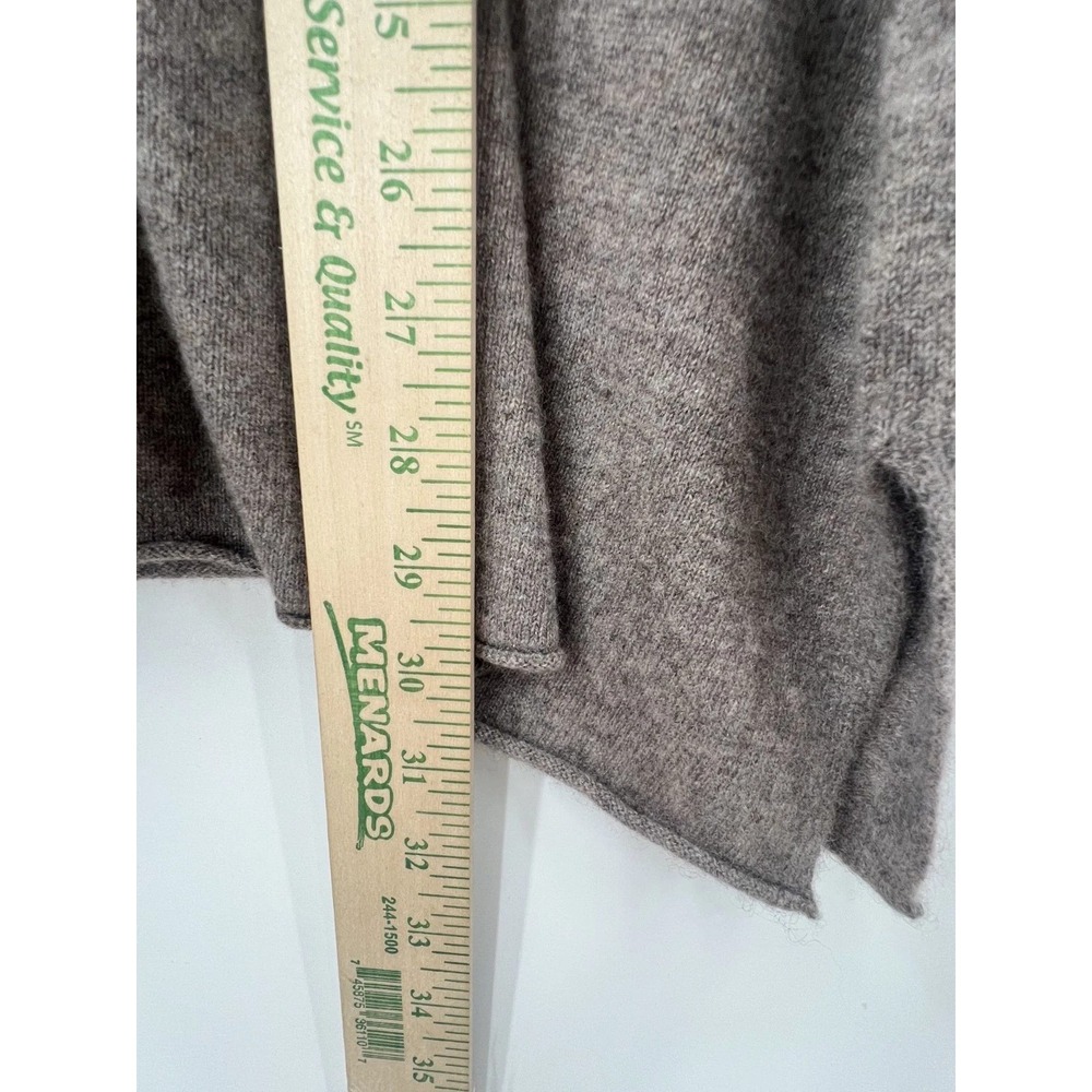 Eileen Fisher Quiet Luxury Cashmere Sweater Women 3X Brown Minimalist Lagenlook - Picture 9 of 11